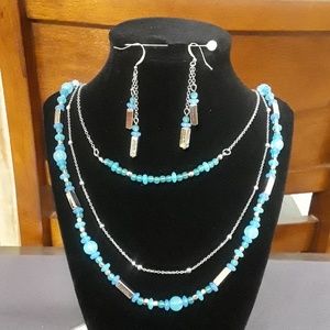 Necklace, EARRINGS set